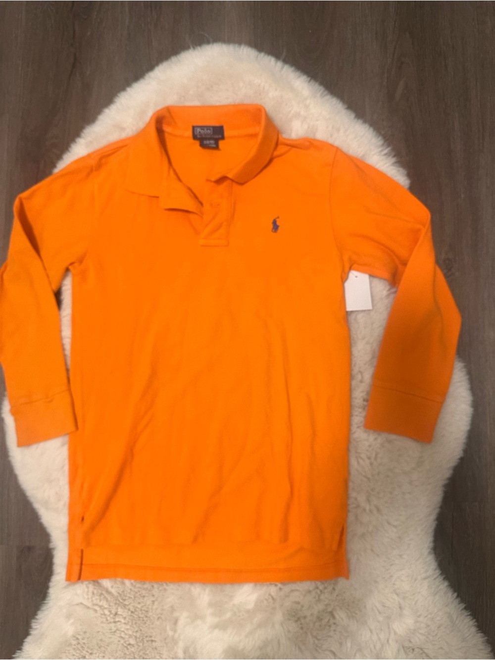 Polo by Ralph Lauren Long-Sleeve Polo Shirt - Orange Boys 8-10